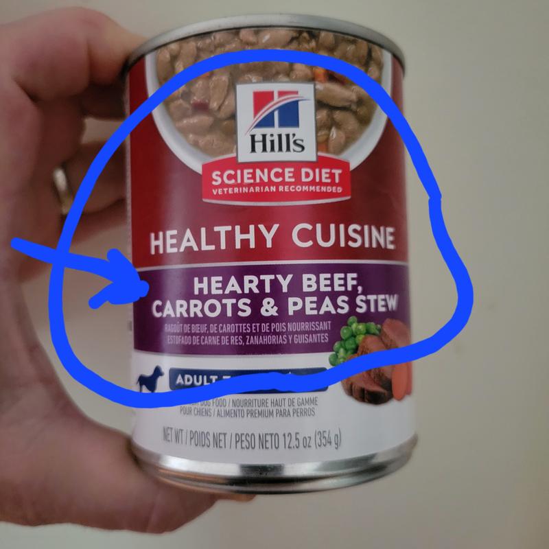 Hill's Science Diet Senior Adult 7+ Healthy Cuisine Roasted Chicken, Carrots & Spinach Stew Wet Dog Food