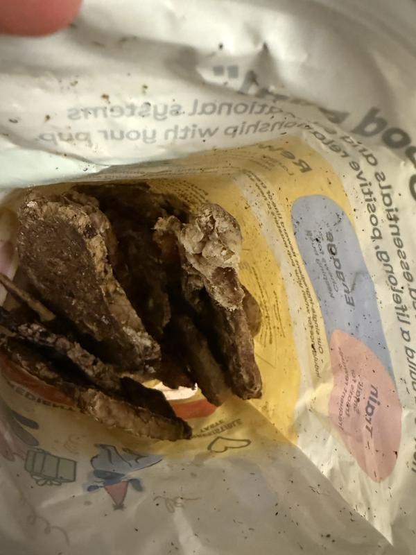 Mold on each steak strips.