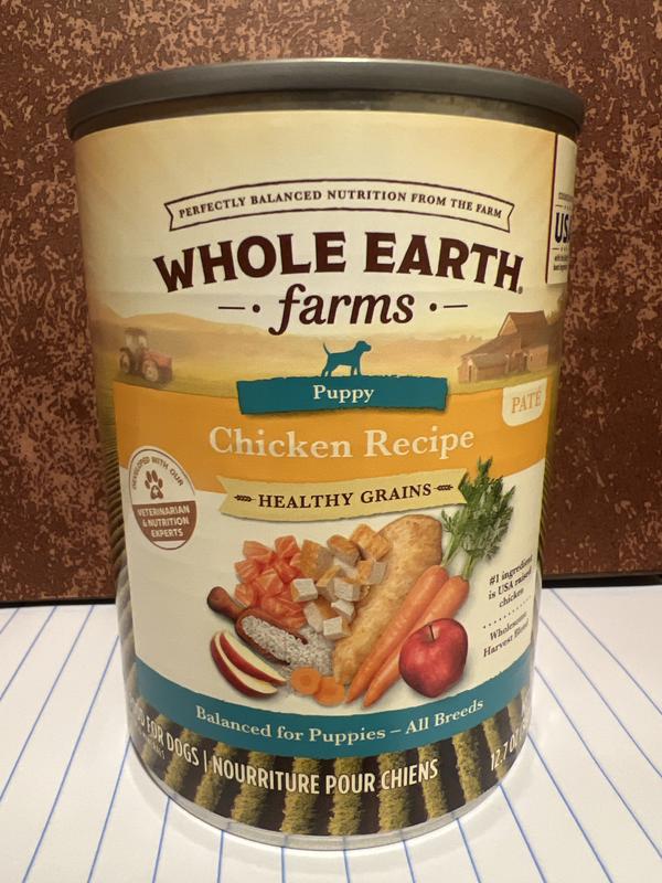 Whole earth dog outlet food puppy