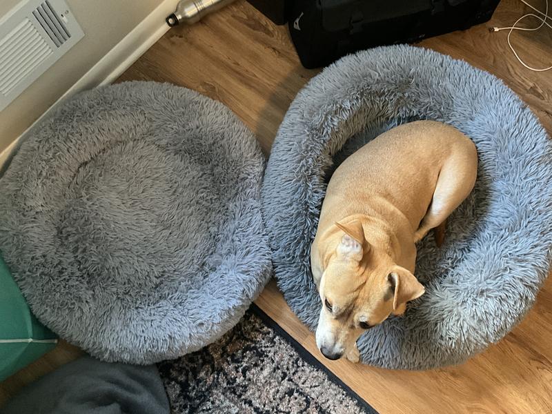 Left is the new one, smaller around