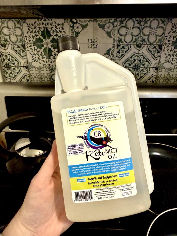 LIFESENSE PET KetoMCT Oil Liquid Supplement for Dogs, 32-fl oz bottle ...