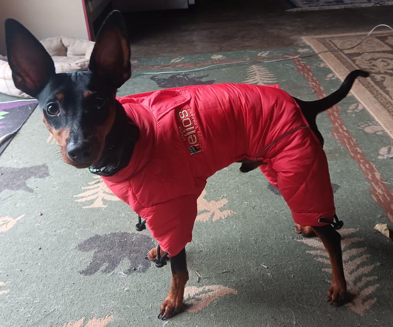Lugh, just trying the small size jacket on.