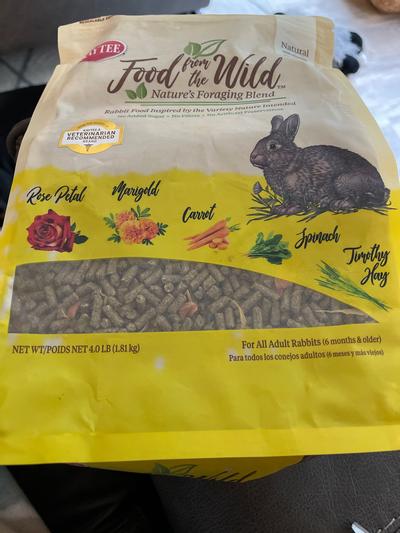 Wild shop rabbit pellets