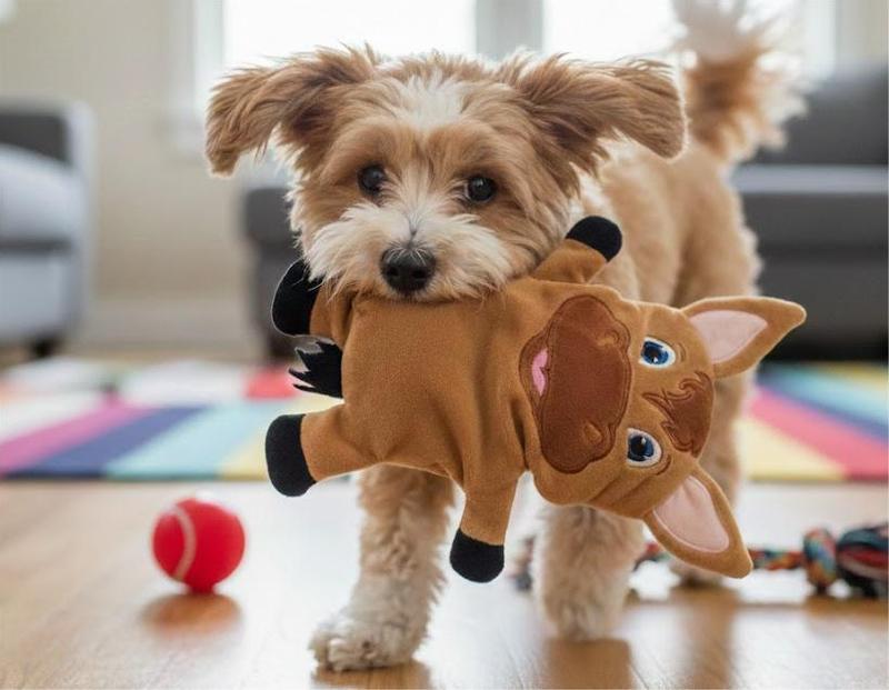 My messy pup met his match!