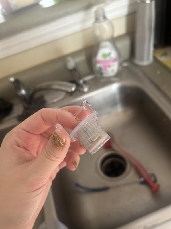 Mold growing between the rubber and plastic pieces that cannot be reached