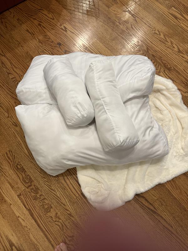 Fluffed out pads ready to assemble