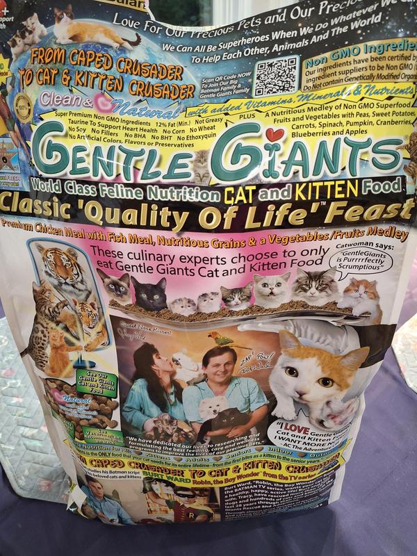 GENTLE GIANTS Natural Non GMO Chicken Fish Cat Kitten Dry Cat Food reviews Chewy