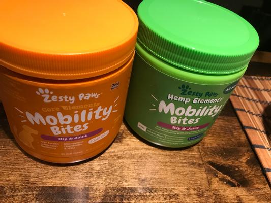 ZESTY PAWS Hemp Elements Mobility OraStix™for Dogs