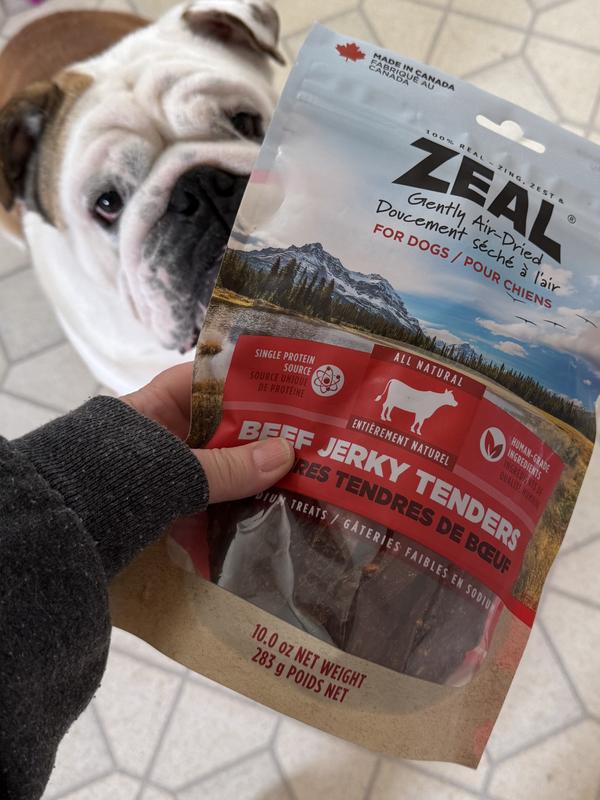 ZEAL Gently Air-Dried All-Natural Grain-Free Beef Jerky Tenders