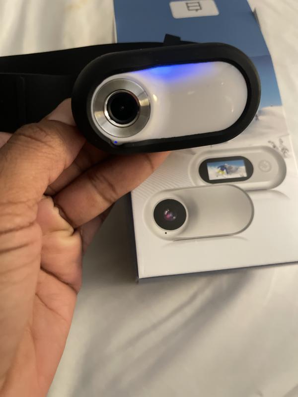 Luckylala Pet Tracking Camera Collar, White