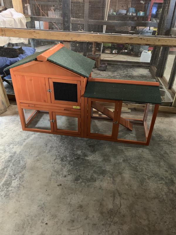 Easy to assemble! Took maybe 20 mins. Everything was packed and received in good shape with the excetof the lower roof ridge top. A little wood glue and good as new.