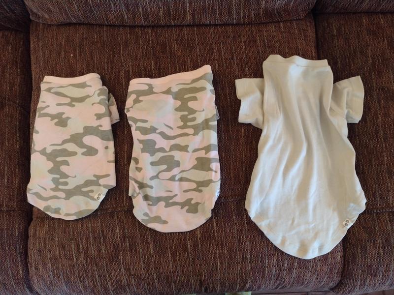 one shirt was correct, one was wrong color and questionable size, third was wrong size