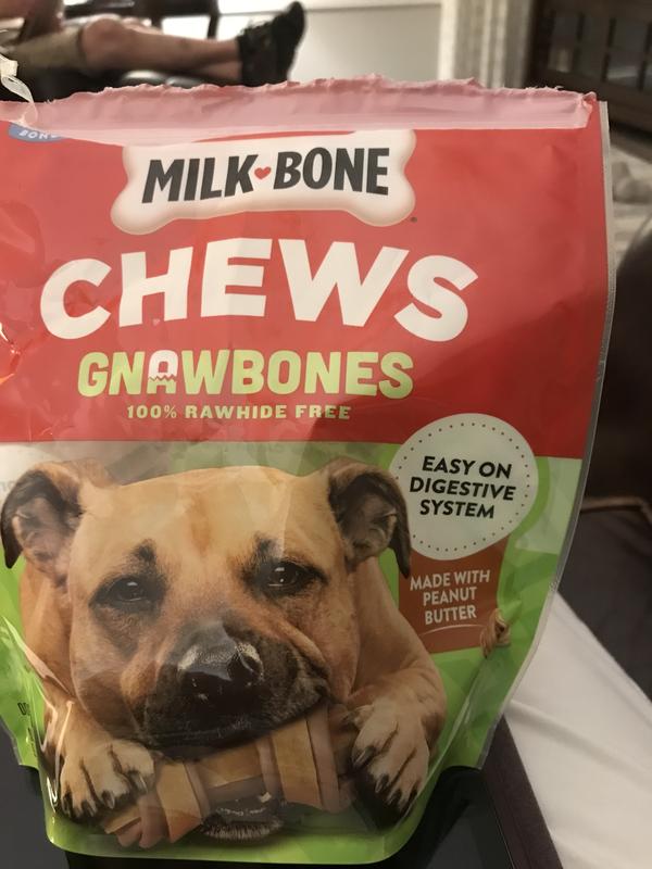 MILK BONE Gnaw Bones Small Medium Chicken Flavored Bone Dog Treats 30 count Chewy