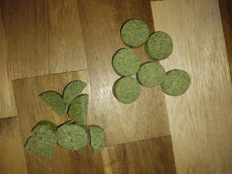 cut with scissors (easiest way)