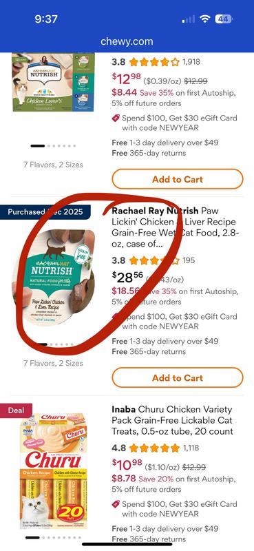 Website product advertised