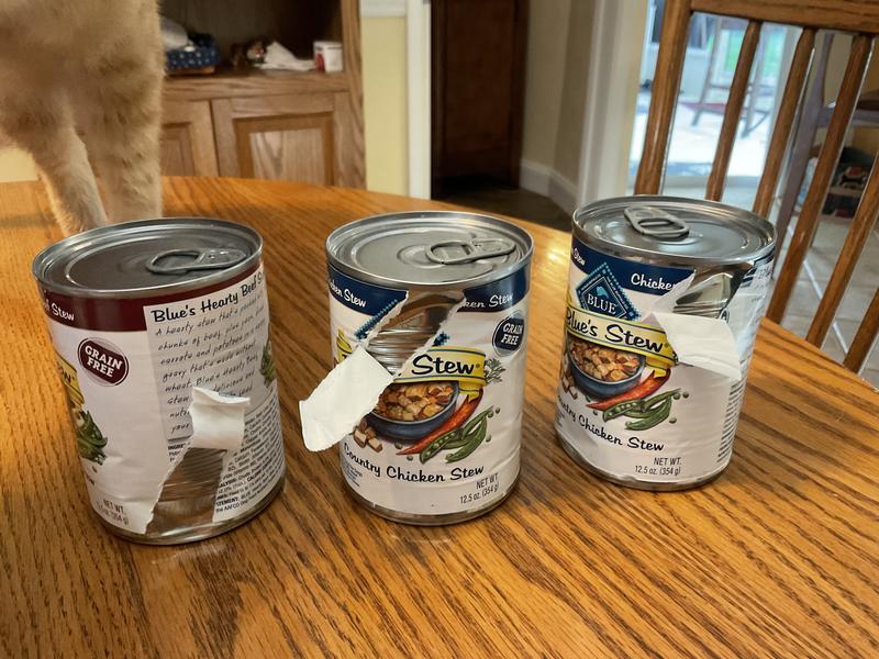 Dented cans yet again