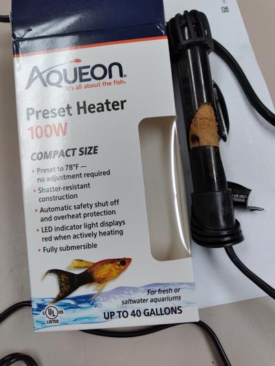 AQUEON Preset Aquarium Heater, 50-watt - Chewy.com