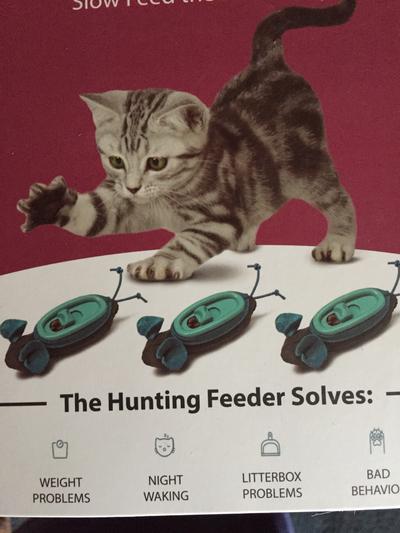 Doc & Phoebe's Puzzle Feeder for Cats, Multi (33052)