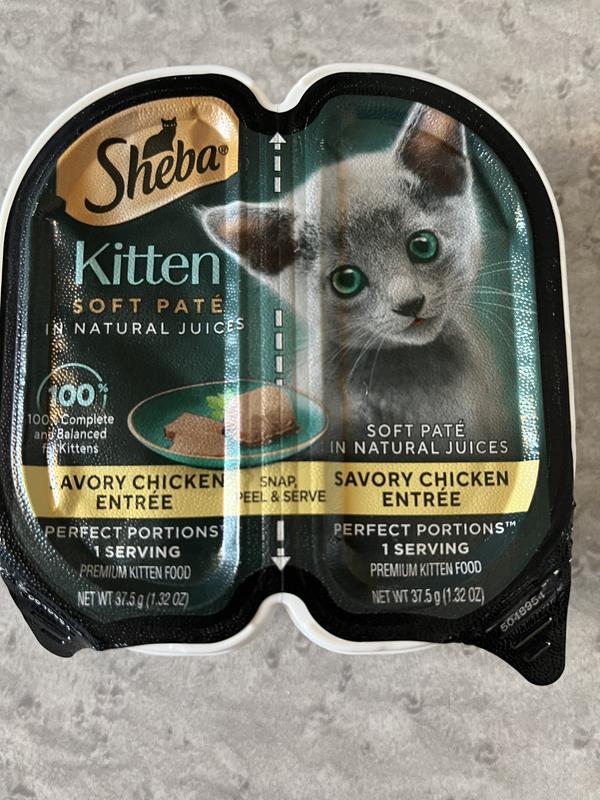 Sheba kitten wet clearance food