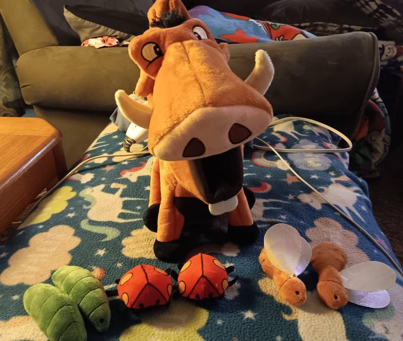 Disney Pumbaa Hide & Seek Puzzle Plush Squeaky Dog Toy - Yahoo