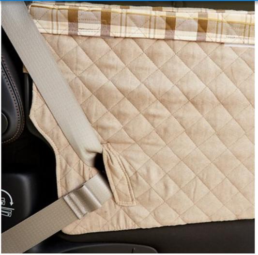 Secured by seat belt