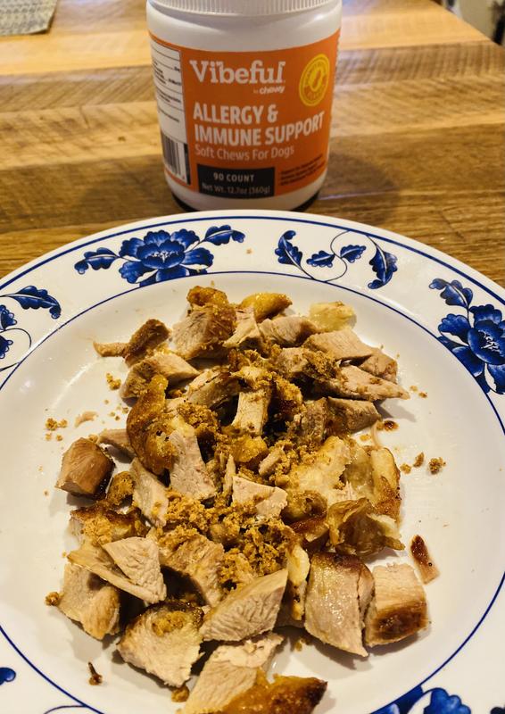Great food topper (crumbled on turkey)