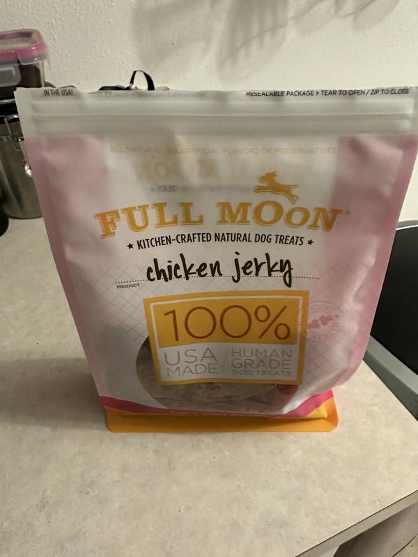 FULL MOON Chicken Jerky Human Grade Dog Treats reviews Chewy