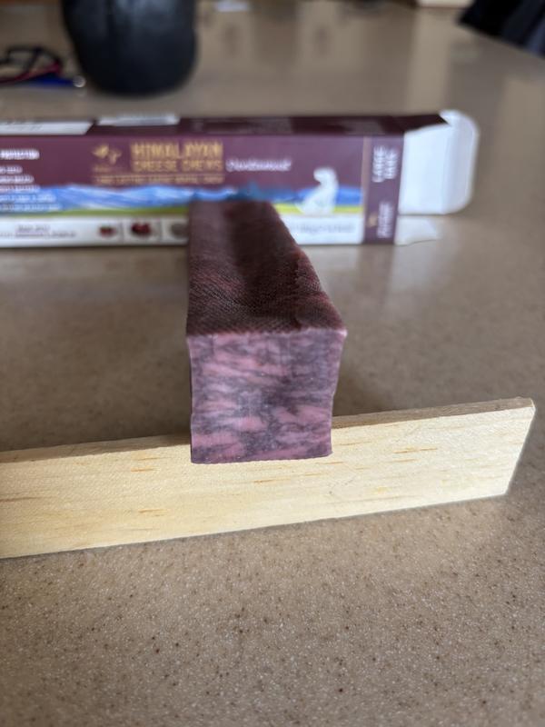 About an inch square