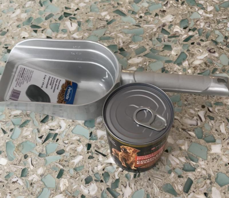 Onus on me-didn’t think to clarify size-better suited for scooping feed, rather than food IMO!