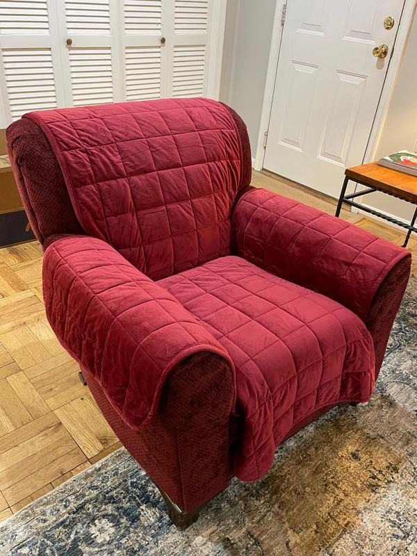 This is a smaller scale vintage 1940's arm chair, other covers did not fit.