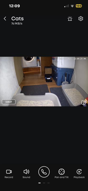 the default view we've set--we can zoom in on anything we want to view in this room