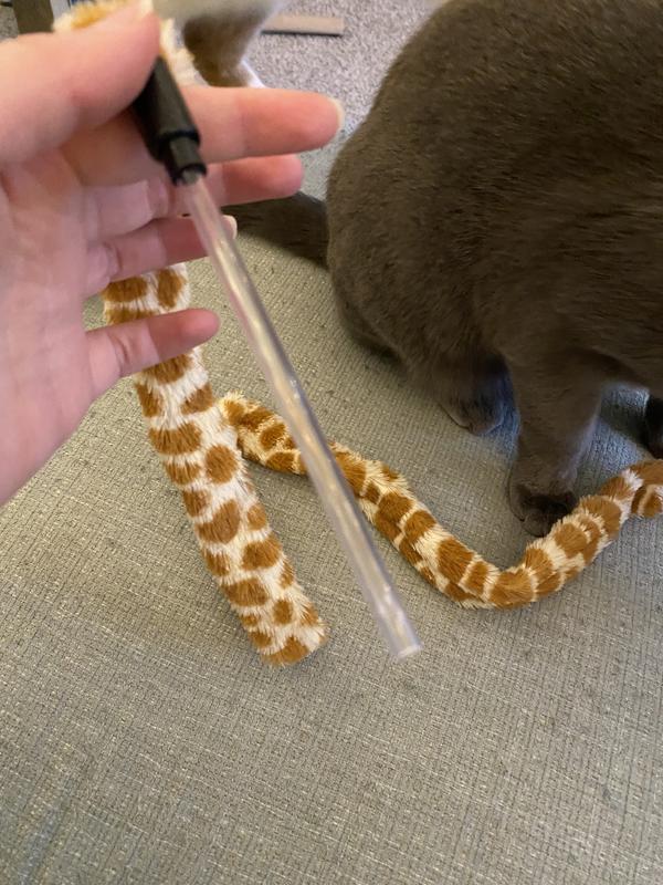 MULTIPET Safari Wizard Wand Cat Toy, Color Varies, 1 count - Chewy.com
