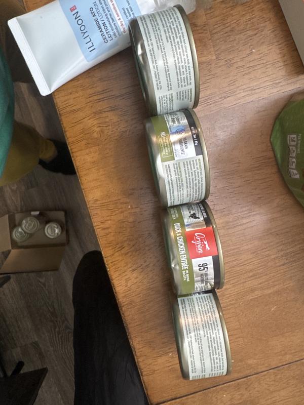 Each can has a dent in it :( I wish I could get a discount or something