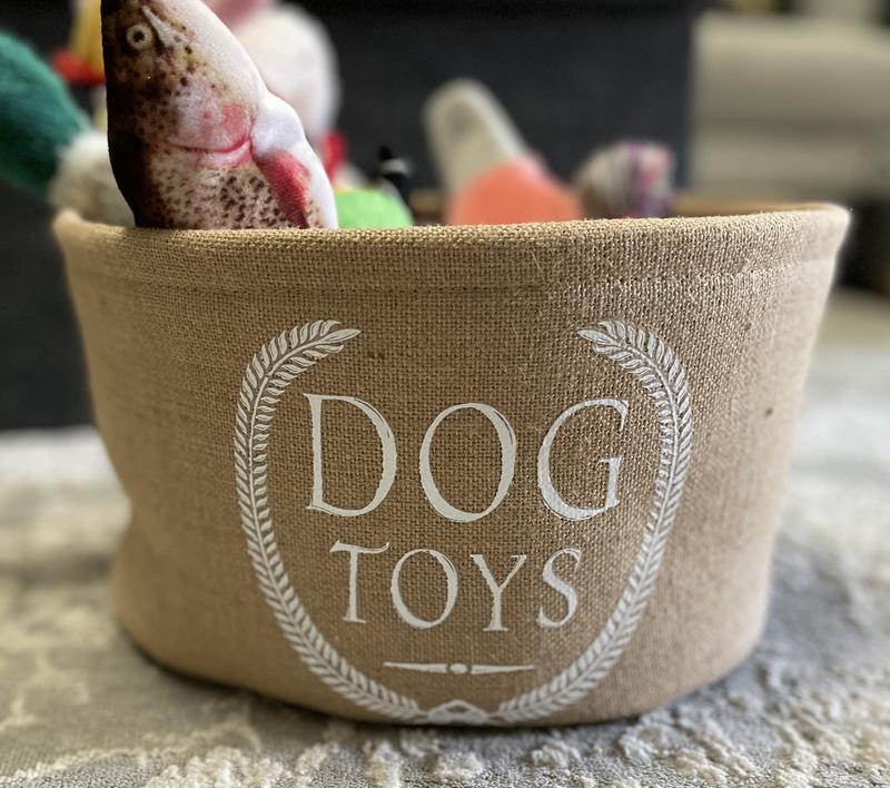 Cute dog shop toy storage