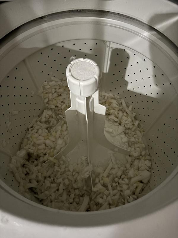 Filling exploded in wash