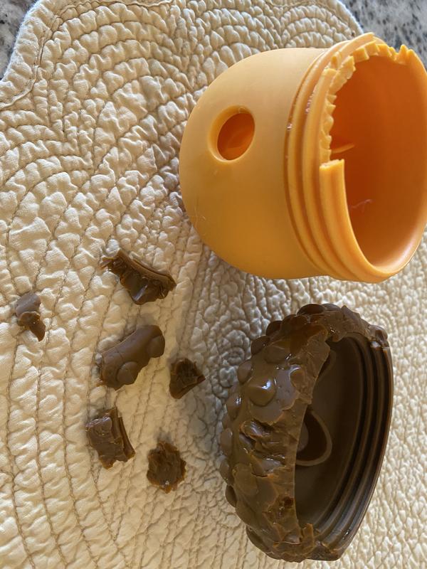 Plastic can easily be chewed.