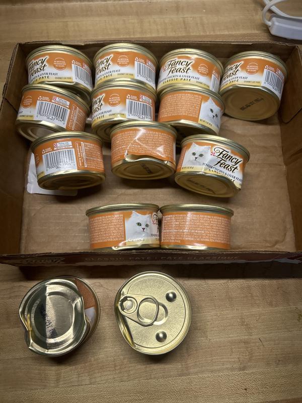 All of the 14 damaged cans