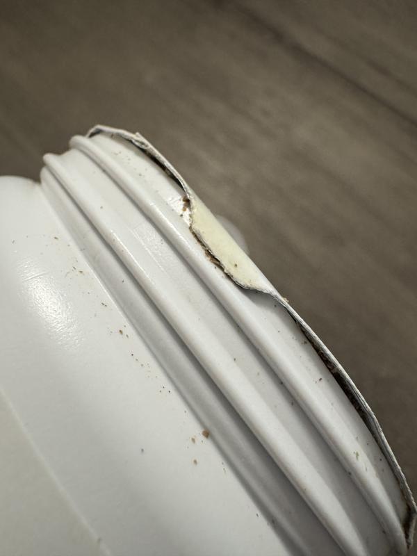 Close-up of replacement