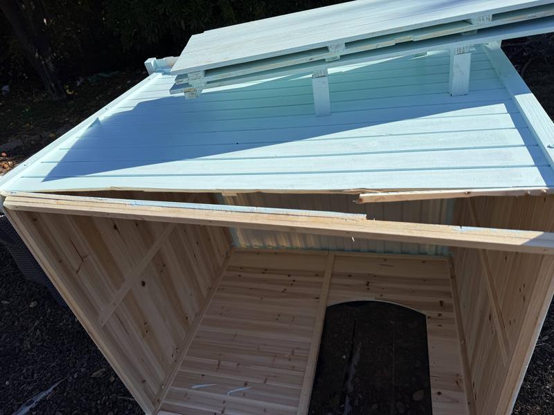 Frisco Classic Ready to Paint Wood Dog Houses