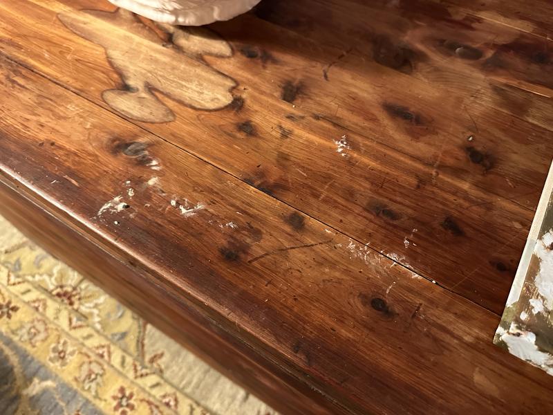 Litter on the coffee table