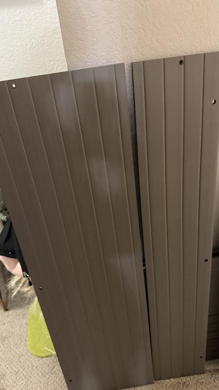 Broken Back Panel that has not been replaced