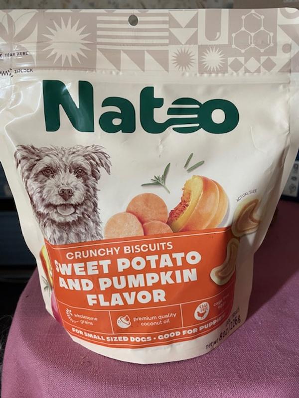 Package front - note "for small dogs"