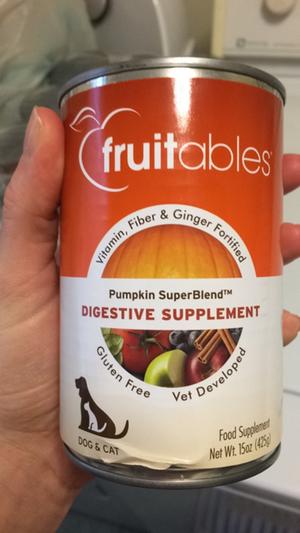 FRUITABLES Pumpkin SuperBlend Digestive Dog Cat Supplement 15