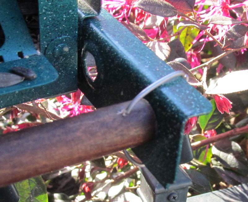 Stainless Steel wire thru hole in post