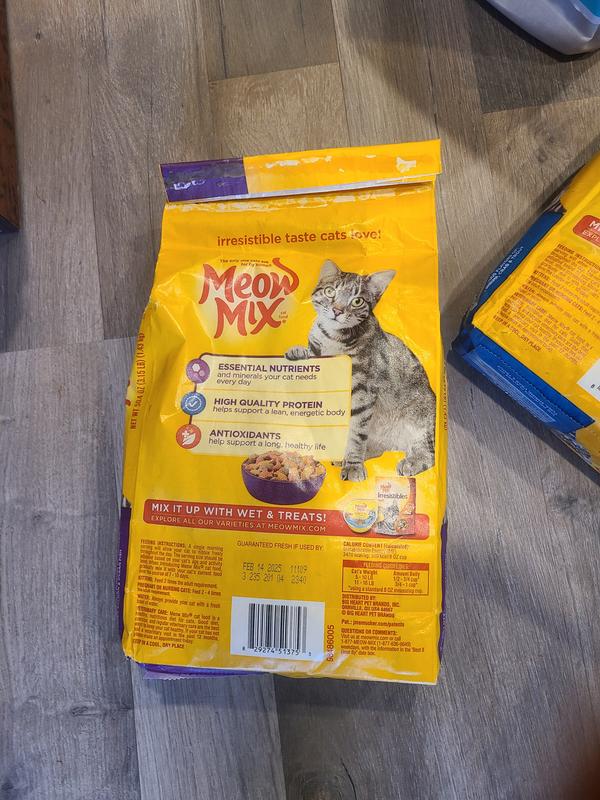 Meow mix dry food sale