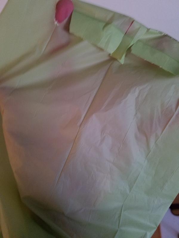 my finger going thru one of the tears