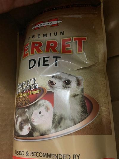 Marshall ferret cheap diet