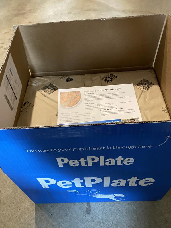 PETPLATE Human Grade GrainFree Chicken & Beef Fresh Dog Food, 12oz cup, case of 12