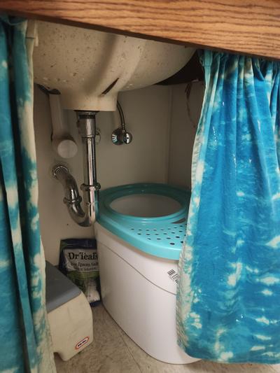Purfect potty for a spoiled kitty!