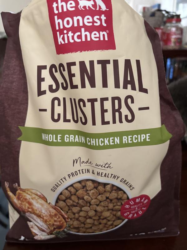 Human-grade cage-free chicken and Whole Foods like oats and peas.